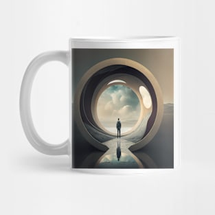 Alone in the abstract Mug